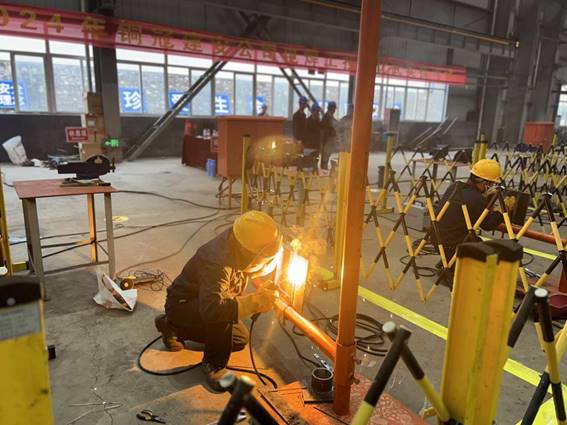 公司舉辦電焊工、電工技術(shù)比武