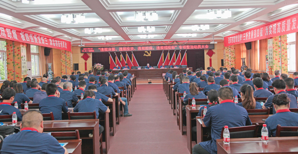 公司召開“違規(guī)決策、違規(guī)投資、違規(guī)擔(dān)保、違規(guī)招投標(biāo)”專項整治動員大會